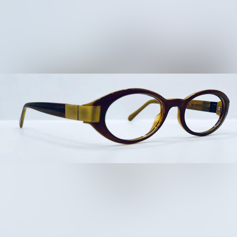 Liz Claiborne Brown Oval Sunglasses Frames Only